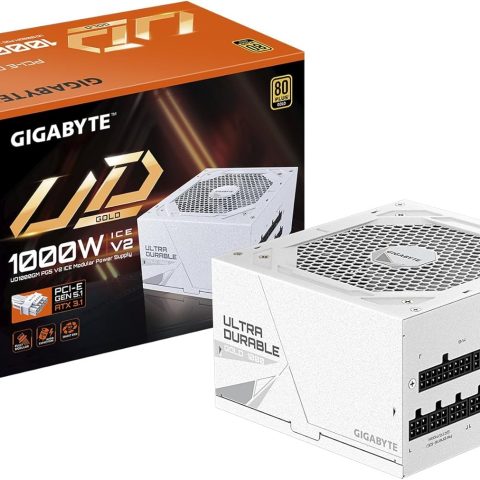 GIGABYTE UD1000GM PG5 V2 - 1000W 80 Plus Gold Certified - PCIe5.1 Ready - ATX3.1 - Fully Modular Power Supply - Zapcart Technology Qatar