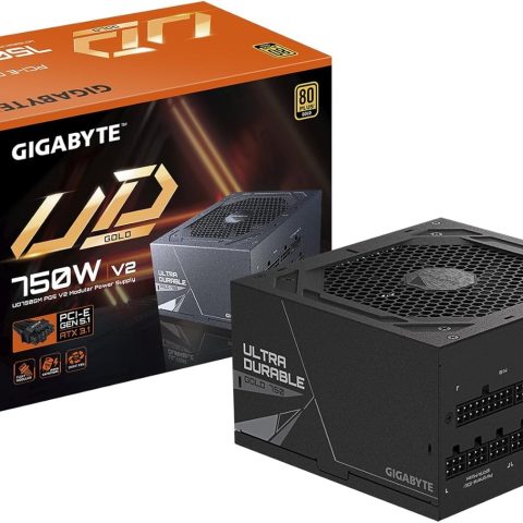 GIGABYTE UD750GM PG5 V2-750W 80 Plus Gold Certified - PCIe5.1 Ready - ATX3.1 - Fully Modular Power Supply - Zapcart Technology Qatar