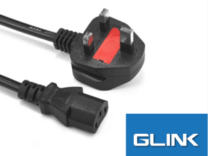 GLINK-1.5MM-1.5M)-Power Cord (UK) Fused 1.5 Meters C13 cable for PC Desktop TV Monitor Rice Cooker Filter with 3 PIN 16Amp Fuse (1.5MM - Zapcart Technology Qatar