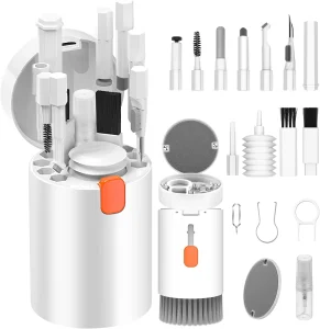 GLINK 20 in 1 Electronic Cleaning kit - Keyboard Cleaner,Laptop Cleaning Kit, Cameral Cleaner Tool,Electronic Cleaner Kit with 2.5ml Mist Spray for Airpods Pro/Laptop/Phone/Cameral (Give Away a Flannel Cloth) , vacuum function - Zapcart Technology Qatar