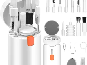 GLINK 20 in 1 Electronic Cleaning kit - Keyboard Cleaner,Laptop Cleaning Kit, Cameral Cleaner Tool,Electronic Cleaner Kit with 2.5ml Mist Spray for Airpods Pro/Laptop/Phone/Cameral (Give Away a Flannel Cloth) , vacuum function - Zapcart Technology Qatar