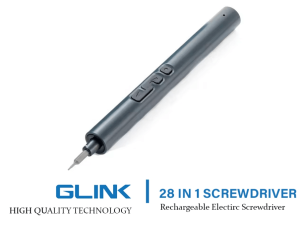 GLINK-28 IN 1 PRECISION ELECTRIC SCREWDRIVER SET - Zapcart Technology Qatar