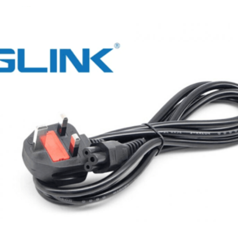 GLINK- 3-Prong 1.5M (UK) AC POWER SUPPLY ADAPTER CORD CABLE FOR PC LAPTOP - Zapcart Technology Qatar