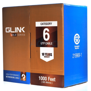 GLINK- CAT 6 LAN CABLE 24AWG / 23AWG (305M) (GLG-6004) - Zapcart Technology Qatar