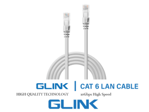 GLINK- CAT 6 LAN CABLE - 2M / 3M / 5M / 10M / 15M / 20M - Zapcart Technology Qatar