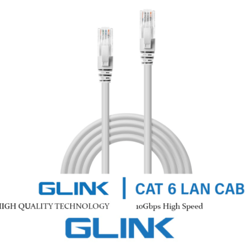 GLINK- CAT 6 LAN CABLE - 2M / 3M / 5M / 10M / 15M / 20M - Zapcart Technology Qatar