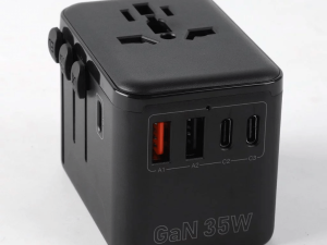 GLINK CC283-TRAVEL ADAPTER FAST CHARGER (35W) WITH 2*USB+3 TYPE-C - Zapcart Technology Qatar