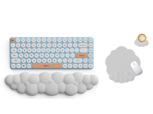 GLINK-CLOUD WRIST REST+ CLOUND DRINK COASTER - Zapcart Technology Qatar