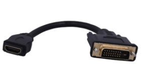 GLINK- DVI (24+1) MALE TO HDMI FEMALE - Zapcart Technology Qatar