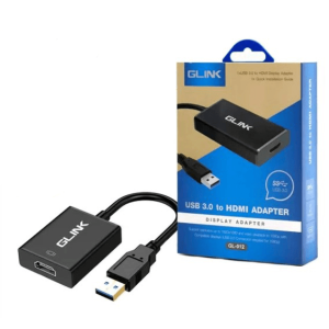 GLINK (GL-012) - USB 3.0 TO HDMI ADAPTER SUPPORT RESOLUTIONS UP TO 4K (CB383BK) - Zapcart Technology Qatar