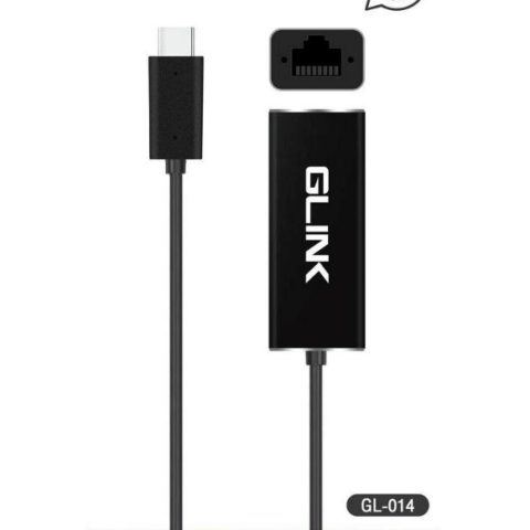 GLINK (GL-014)-TYPE-C TO RJ45 (LAN) - Zapcart Technology Qatar