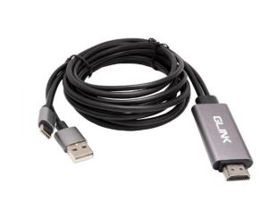 GLINK (GL-057)-TYPE C TO HDMI CABLE MOBILE PHONE HDTV - Zapcart Technology Qatar