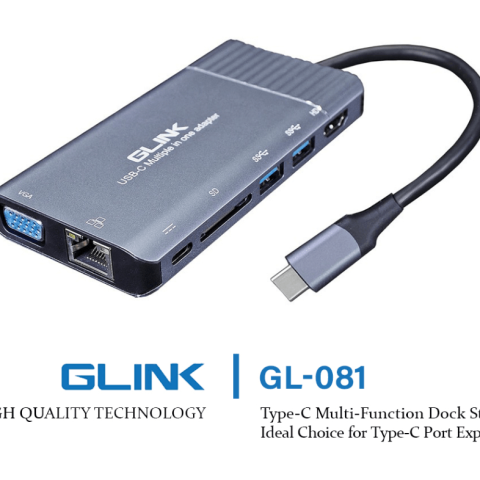 GLINK (GL-081) - TYPE C MULTI-FUNTION DOCKS STATION - Zapcart Technology Qatar