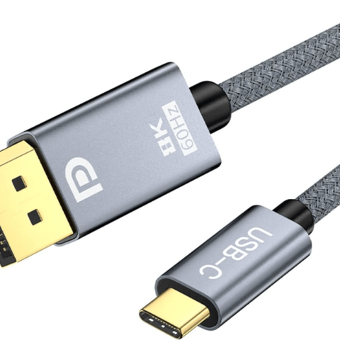 GLINK (GL-P01)-1.8M TYPE-C TO DP 8K/60Hz - Zapcart Technology Qatar