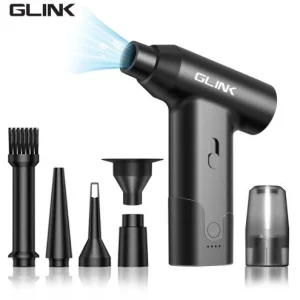 GLINK-GMETAL ELECTRIC HANDHELD TURBO JET FAN MINI CAR DRYER CORDLESS PORTABLE AIR DUSTER BLOWER GUN AIR BLOWER TURBO JET FAN - Zapcart Technology Qatar