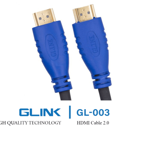GLINK-HDMI CABLE 2.0 BLUE HEAD - 1M / 1.5 / 3M - Zapcart Technology Qatar