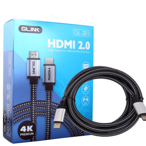 GLINK- HDMI CABLE 4K VER 2.0 System (GL-201) 1.8M / 10M / 15M / 20M - Zapcart Technology Qatar