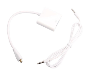GLINK Micro HDMI TO VGA WITH Audio Out (CB124WH) (CB124BK) - Zapcart Technology Qatar