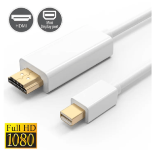 GLINK-MINI DISPLAY PORT TO HDMI CABLE (1.8M) (CB29WH) - Zapcart Technology Qatar