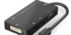 GLINK-MINI Displayport to HDMI/DVI/VGA 3 IN 1 (20CM) - Zapcart Technology Qatar