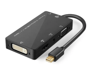 GLINK-MINI Displayport to HDMI/DVI/VGA 3 IN 1 (20CM) - Zapcart Technology Qatar