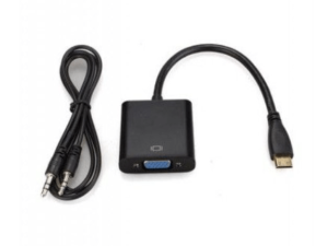 GLINK MINI HDMI TO VGA (WITH AUDIO OUT) (CB123BK) - Zapcart Technology Qatar