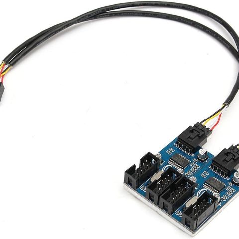GLINK Motherboard USB 9 Pin Header Splitter Cable Desktop USB2.0 HUB Connector Adapter - Zapcart Technology Qatar