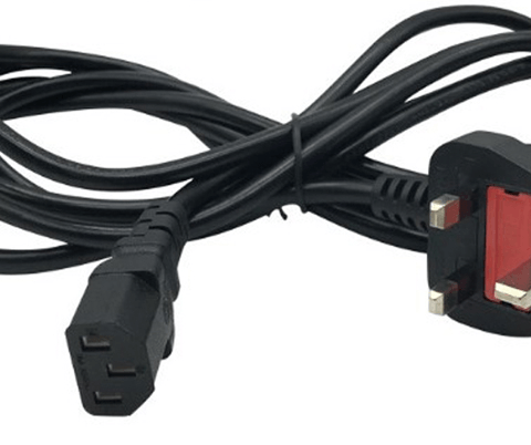 GLINK-Power Cord (UK) Fused 1.5 meters C13 cable for PC Desktop TV Monitor Rice Cooker Filter 13Amp Fuse - Zapcart Technology Qatar