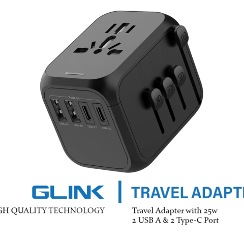 GLINK - TRAVEL ADAPTER - Zapcart Technology Qatar