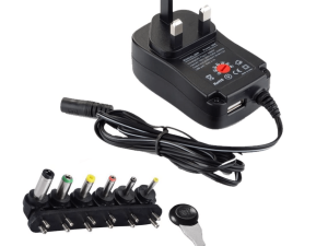 GLINK Universal Wall Plug-in Adapter 30W - Input:100-240VAC, 50/60Hz -Output:3V/4.5V/5V/6V/7.5V/9V/12V, Max:2.5A - Zapcart Technology Qatar