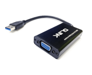 GLINK- USB 3.0 TO VGA ADAPTER SUPPORT RESOLUTIONS UP TO 1920 X 1080P (GL-008) (CB307BK) - Zapcart Technology Qatar