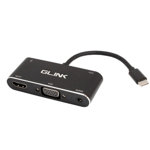 GLINK- USB TYPE C TO HDMI/VGA ADAPTER 4K ULTRA HD(GL-058) - Zapcart Technology Qatar