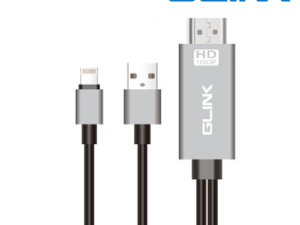 GLINK(GL-056)-LIGHTNING AV CABLE MOBILE PHONE HDTV - Zapcart Technology Qatar