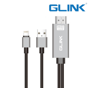 GLINK(GL-056)-LIGHTNING AV CABLE MOBILE PHONE HDTV - Zapcart Technology Qatar