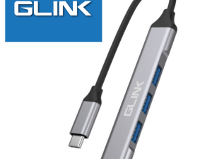 GLINK(GL-T01)-TYPE-C TO 4 PORTS HUB(1 PORT 3.0+3 PORT 2.0) - Zapcart Technology Qatar