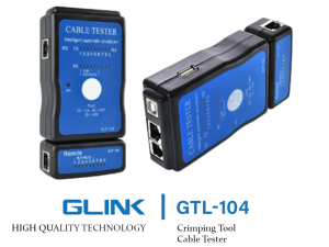 GLINK(GLT-104)-NETWORK CABLE TESTER - Zapcart Technology Qatar