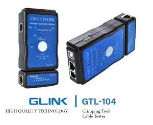 GLINK(GLT-104)-NETWORK CABLE TESTER - Zapcart Technology Qatar