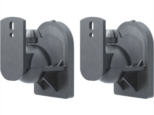 GOOBAY Black Universal Speaker Mount - 2 pcs - 49393 - Zapcart Technology Qatar