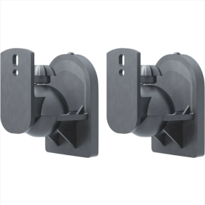 GOOBAY Black Universal Speaker Mount - 2 pcs - 49393 - Zapcart Technology Qatar