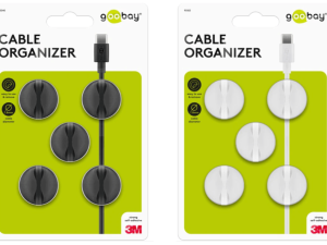 GOOBAY Cable Management 1 Slot 5-Piece Set White - 95183 | Black - 95040 - Zapcart Technology Qatar