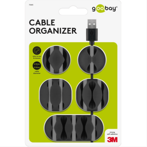GOOBAY Cable Management 5-Piece Set - 70683 - Zapcart Technology Qatar