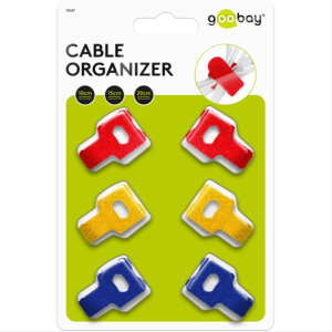GOOBAY Cable Management 6-Piece Set with Hook-and-Loop Fastener - 70350 - Zapcart Technology Qatar