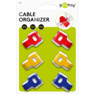 GOOBAY Cable Management 6-Piece Set with Hook-and-Loop Fastener with Loop - 70687 - Zapcart Technology Qatar