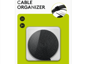 GOOBAY Cable Management Set with Hook-and-Loop Fastener Roll (1m) - 70360 - Zapcart Technology Qatar