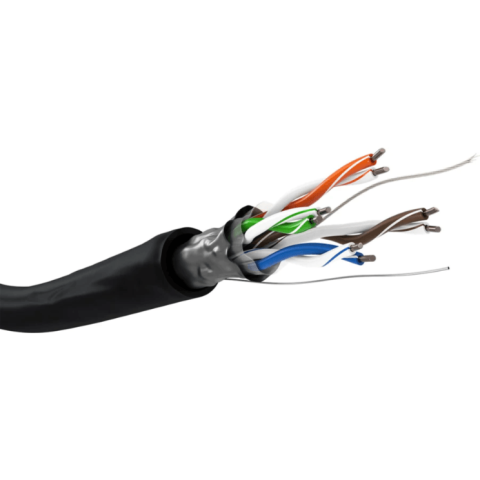 GOOBAY CAT 5e Outdoor Network F/UTP CCA Cable 100m - 57294 - Zapcart Technology Qatar