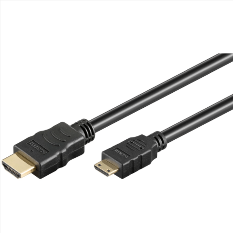GOOBAY HDMI Male to HDMI Mini Male High Speed Cable with Ethernet - 31931 - Zapcart Technology Qatar