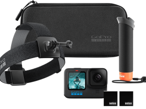 GoPro HERO12 Black + Accessories Bundle, Includes Handler + Head Strap 2.0 + Enduro Battery + Carrying Case - Zapcart Technology Qatar