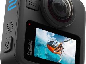 GoPro MAX2 - Waterproof 360 + Traditional Action Camera (Touch Screen, Spherical 8K Video, 29MP 360 Photos, Easy Replaceable Lenses, HyperSmooth Stabilization, 6 Microphones) - Zapcart Technology Qatar