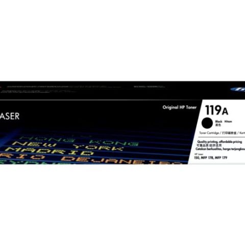 HP 119A Black Original Laser Toner Cartridge - Zapcart Technology Qatar