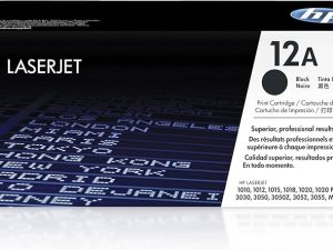 HP 12A Black Original LaserJet Toner Cartridge - Zapcart Technology Qatar